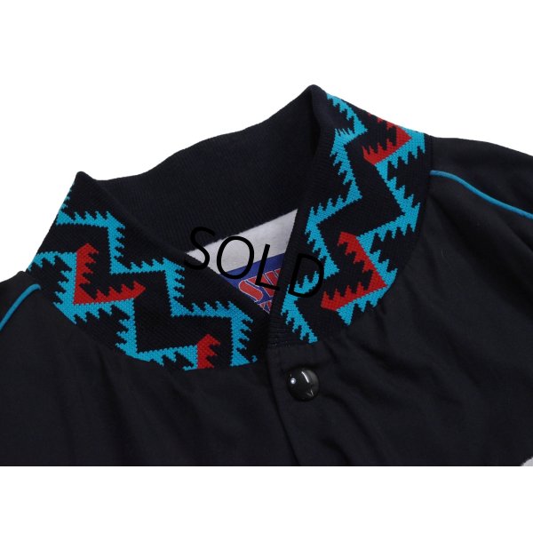 画像5: 【デッドストック】【90's】【USA製】 ビンテージ【ASW JACKETS】【黒【イーグル刺繍】【ネイティブ柄】【スナップブルゾン】ジャケット【サイズＸＬ】 