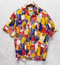 70’ｓ【ビンテージ】【McGREGOR】【マクレガー】【SCOTSET】【総柄】【半袖シャツ】【L】