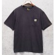 画像2: ビンテージ【Carhartt】カーハート【Original Fit】【ポケット付きTシャツ】【チャコールグレー】【M】 (2)