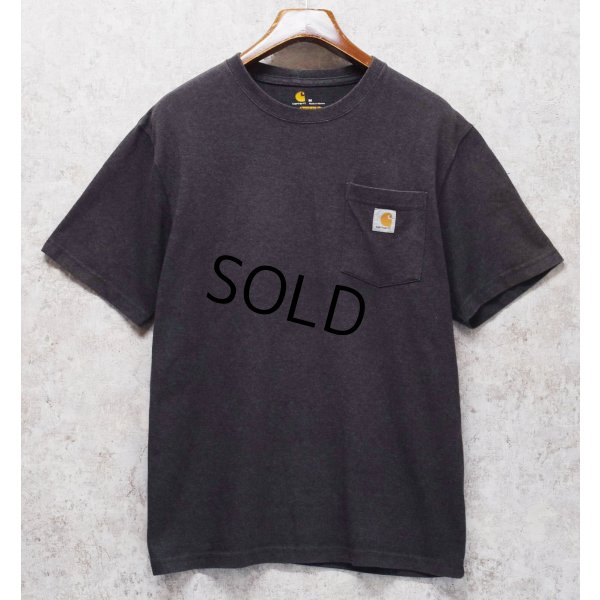 画像2: ビンテージ【Carhartt】カーハート【Original Fit】【ポケット付きTシャツ】【チャコールグレー】【M】