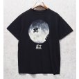 画像2: ビンテージ【E.T.】【グラフィックプリント】映画プリント【Tシャツ】【ブラック】【XL】 (2)