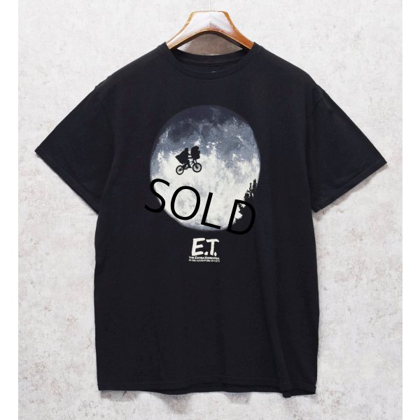画像2: ビンテージ【E.T.】【グラフィックプリント】映画プリント【Tシャツ】【ブラック】【XL】