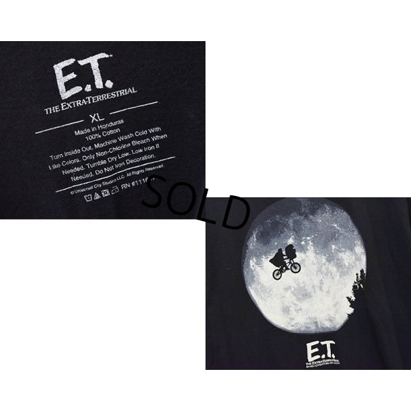 画像3: ビンテージ【E.T.】【グラフィックプリント】映画プリント【Tシャツ】【ブラック】【XL】