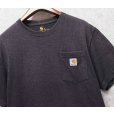 画像1: ビンテージ【Carhartt】カーハート【Original Fit】【ポケット付きTシャツ】【チャコールグレー】【M】 (1)