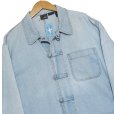 画像3: 【LIZ WEAR】【ライトデニム】カンフージャケット風【デニムジャケット】【チャイナジャケット】【サイズL】<br> (3)