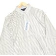 画像4: 【デッドストック】【90's】【LANDS' END】ランズエンド【ボタンダウンシャツ】白【ストライプ】【15 1/2-34】<br> (4)