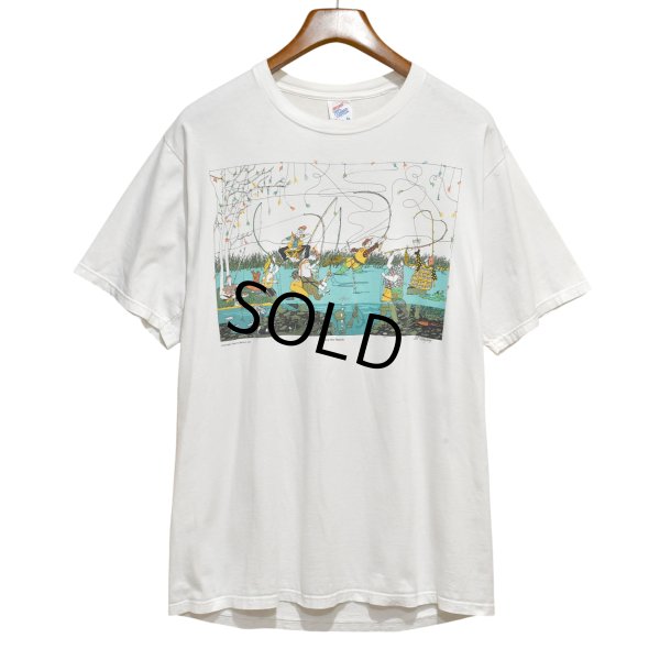画像1: 【90's】【USA製】ビンテージ【JERZEES】【Match the Hatch】【釣りイラスト】【Tシャツ】【XL】