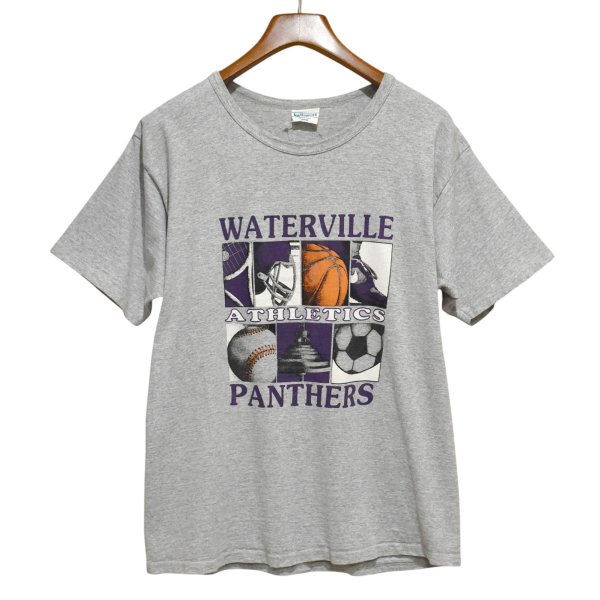 画像2: 【90's】【USA製】ビンテージ【Kellsport】【WATERVILLE ATHLETICS PANTHERS】【スポーツアイコンプリントTシャツ】【L】