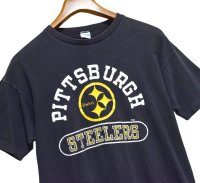 70's〜【USA製】ビンテージ【チャンピオン】【Champion】【バータグ】【PITTSBURGH STEELERS】【Tシャツ】【XL】