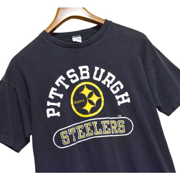 画像1: 70's〜【USA製】ビンテージ【チャンピオン】【Champion】【バータグ】【PITTSBURGH STEELERS】【Tシャツ】【XL】