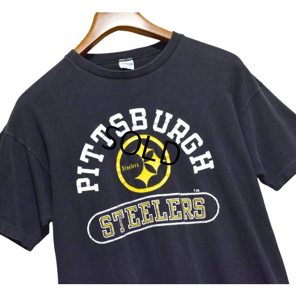 画像1: 70's〜【USA製】ビンテージ【チャンピオン】【Champion】【バータグ】【PITTSBURGH STEELERS】【Tシャツ】【XL】