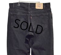 90’【ビンテージ】【メキシコ製】【LEVI'S】【リーバイス】560 ブラック 黒【テーパード】【デニムパンツ】【36Ｘ30】 