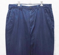 【90's】ビンテージ【ポロラルフローレン】【Polo Ralph Lauren】【コットンチノパンツ】【ネイビー】【36×36】