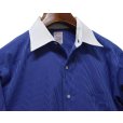 画像4: 【90's】【USA製】【Brooks Brothers makers】【ブルックスブラザーズ】 青×白 ストライプ 【クレリックシャツ】【15-2】<br> (4)