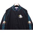 画像3: 【デッドストック】【90's】【USA製】 ビンテージ【ASW JACKETS】【黒【イーグル刺繍】【ネイティブ柄】【スナップブルゾン】ジャケット【サイズＸＬ】<br> (3)