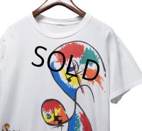 【90's】ビンテージ【Disney】【Mickey Mouse】【ディズニー】【ミッキーマウス】アートプリント【Tシャツ】 