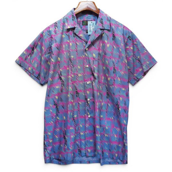 画像1: 【ほぼ未使用】【90's】【カナダ製】ビンテージ【ALEXANDER JULIAN】アレキサンダージュリアン【半袖シャツ】開襟シャツ【総柄】【サイズM】