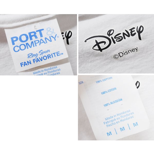 画像2: ビンテージ【PORT & COMPANY】ポート&カンパニー【Disney】ディズニー【HAPPY】【白雪姫】【小人】【プリントTシャツ】【サイズM】