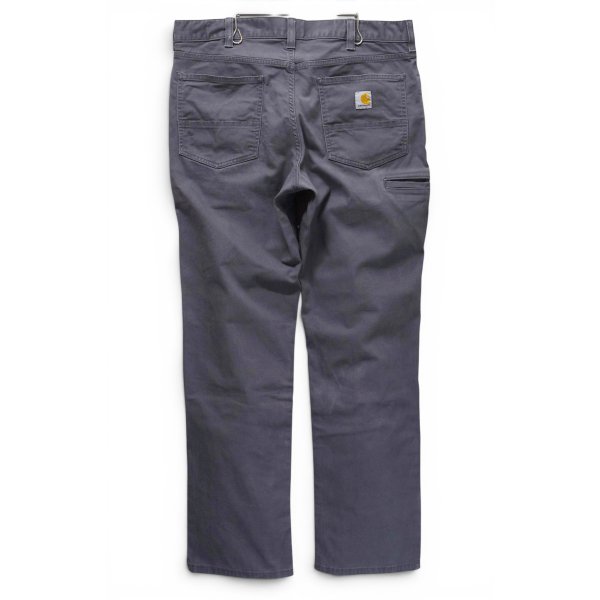 画像4: ビンテージ【Carhartt】【カーハート】【RUGGED FLEX】【RELAXED FIT】【5ポケットワークパンツ】【グレー】【36×32】