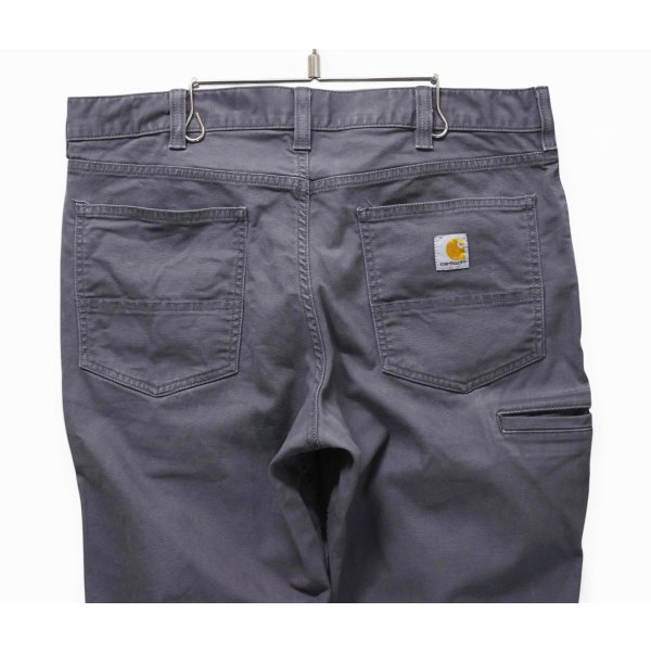 画像5: ビンテージ【Carhartt】【カーハート】【RUGGED FLEX】【RELAXED FIT】【5ポケットワークパンツ】【グレー】【36×32】