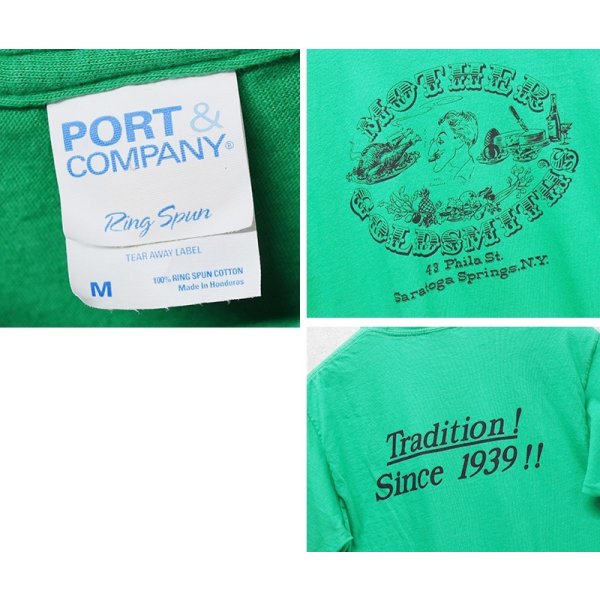 画像3: ビンテージ【PORT&COMPANY】【Mother Goldsmith's】【イラストTシャツ】【バックプリント】【サイズM】