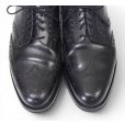 画像6: ビンテージ【イングランド製】【Hitchcock】ヒッチコック【ウイングチップシューズ】レザーシューズ【ブラック】【8 1/2】 (6)
