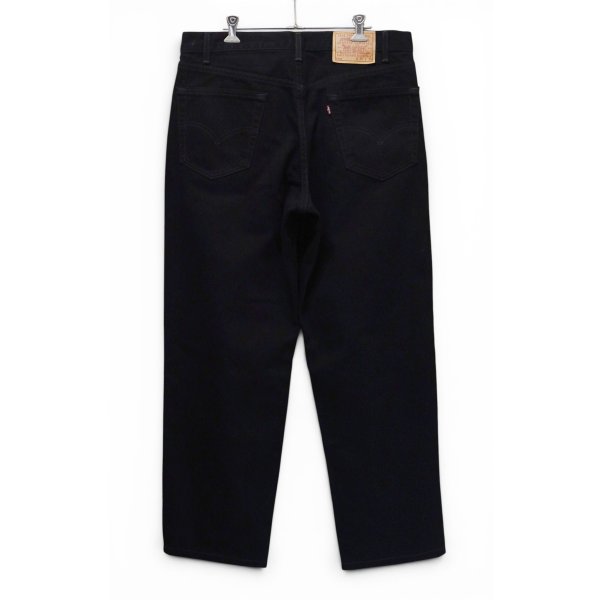 画像4: ビンテージ【90's】【USA製】【リーバイス】【Levi's】【550】【ブラックデニムパンツ】【後染め】【36×30】