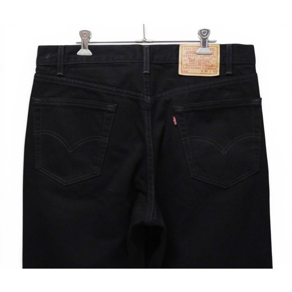 画像5: ビンテージ【90's】【USA製】【リーバイス】【Levi's】【550】【ブラックデニムパンツ】【後染め】【36×30】