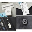画像2: 【未使用】フラッシャー付き【PRONTO-UOMO】【シルクシャツ】【アーガイル柄】【切り替えデザイン】【サイズM】 (2)