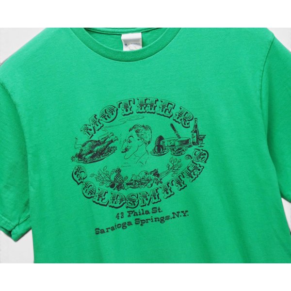 画像1: ビンテージ【PORT&COMPANY】【Mother Goldsmith's】【イラストTシャツ】【バックプリント】【サイズM】