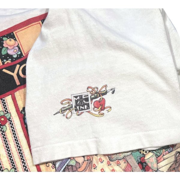 画像3: ビンテージ【90's】【USA製】【Stafford Blaine】メアリー・エンゲルブライト【Mary Engelbreit】【PUT YOUR HEART IN IT Tシャツ】【M】
