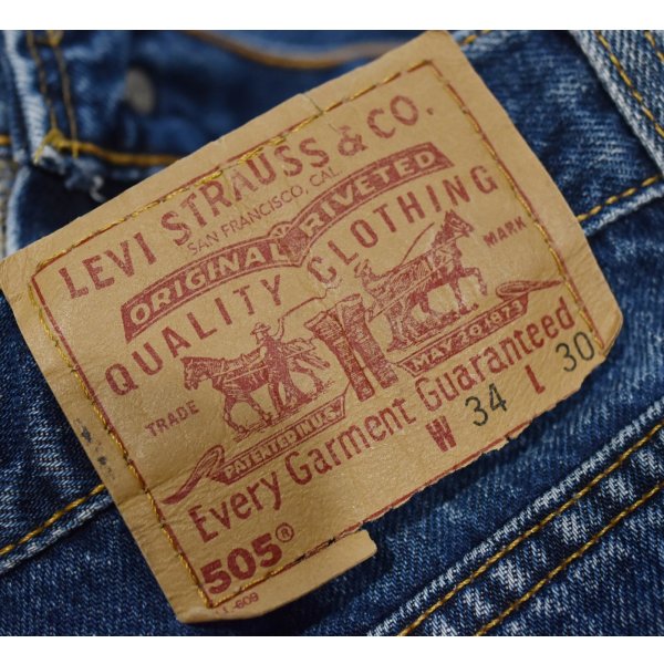 画像3: 【90's】ビンテージ【USA製】【リーバイス】【Levi's】【505】【デニムパンツ】【W34 L30】 