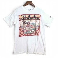 ビンテージ【90's】【USA製】【Stafford Blaine】メアリー・エンゲルブライト【Mary Engelbreit】【PUT YOUR HEART IN IT Tシャツ】【M】