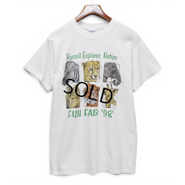 画像1: 【90's】【ビンテージ】【ギルダン】【GILDAN】【FUN FAIR '98】【アニマルプリントTシャツ】【サイズL】
