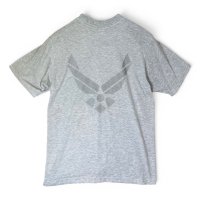 【00’s〜】【USA製】米軍【USAF】【U.S. AIR FORCE】【UNICOR】【リフレクタープリント】【トレーニングTシャツ】【M】