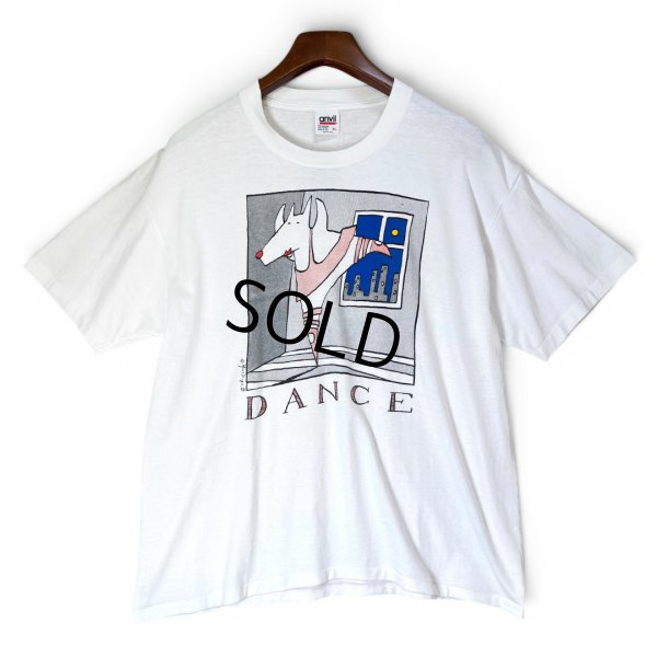 画像1: 【90's】【ビンテージ】【USA製】【アンビル】【anvil】【MORE DOGS】【アートプリント】【Tシャツ】【XL】