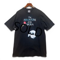 【90's】【ビンテージ】【USA製】【オペラ座の怪人】【黒】【The Phantom of the Opera】【Tシャツ】【サイズＸＬ】 