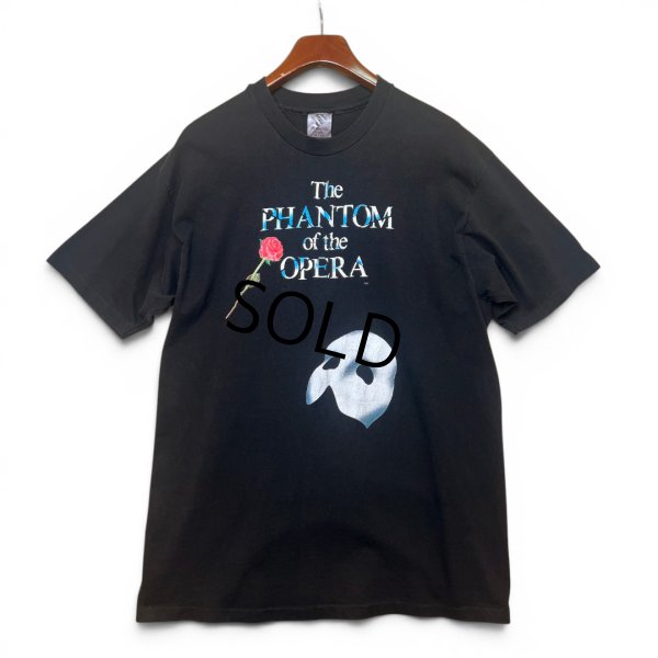 画像1: 【90's】【ビンテージ】【USA製】【オペラ座の怪人】【黒】【The Phantom of the Opera】【Tシャツ】【サイズＸＬ】 