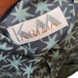 画像2: 【KRIZIA】【黒×緑】星【総柄】【コットンシャツ】【サイズM】<br> (2)