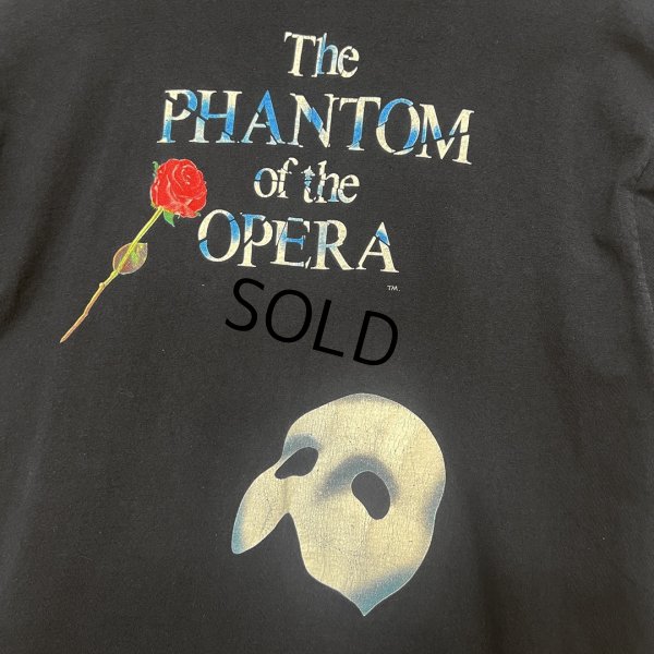 画像2: 【90's】【ビンテージ】【USA製】【オペラ座の怪人】【黒】【The Phantom of the Opera】【Tシャツ】【サイズＸＬ】 