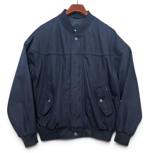 画像1: 【WINDBREAKER】ウインドブレイカー【黒】【カップショルダージャケット】ダービージャケット【サイズＬ】 