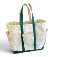 画像5: ~90's【ビンテージ】L.L.bean【L.L.ビーン】【生成り×緑色】【キャンバス】【トートバッグ】【ピクニックトート】ビーントート【ガーデントート】<br> (5)