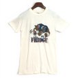 画像1: 【80's】【ビンテージ】【USA製】【チャンピオン】【Champion】【THE FRIDGE】【NFL】染込みプリント【アメフトTシャツ】【サイズM】 (1)
