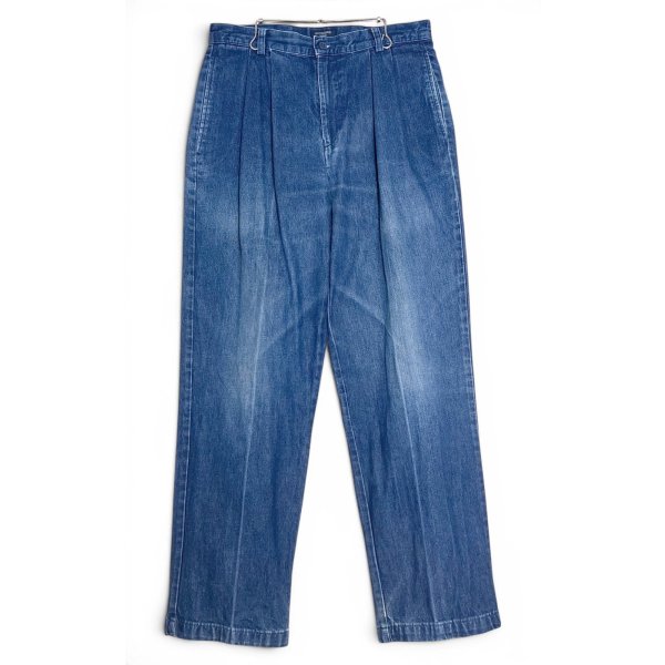 画像1: ビンテージ【DOCKERS】【Dockers】ブルーデニム【2タック】【デニムパンツ】【32×30】