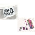 画像2: 【90's】ビンテージ【BODY FORCE】【クロップドTシャツ】白【ボタニカル柄】観葉植物【レディース古着】プリント【Mサイズ程度】 (2)