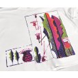 画像3: 【90's】ビンテージ【BODY FORCE】【クロップドTシャツ】白【ボタニカル柄】観葉植物【レディース古着】プリント【Mサイズ程度】 (3)