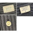画像2: ビンテージ【ARROW】アロー【半袖シャツ】【チャコールグレー×ブラック】【ストライプ】開襟シャツ【サイズL】 (2)