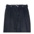 画像4: ビンテージ【Polo by Ralph Lauren】【ラルフローレン】【2タック】【コットンパンツ】【ブラック】【34×32】 (4)