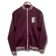 画像4: 60's〜【ビンテージ】【USA製】【チャンピオン】【Champion】【トラックジャケット】【EAST LYME】【VIKINGS】【エンジ】【サイズL】 (4)