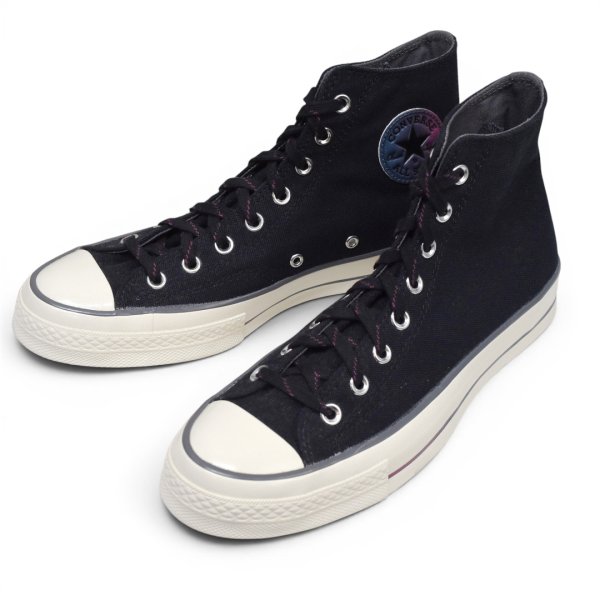 画像2: ほぼ未使用【コンバース】converse【CT70】【chuck 70】【黒】グラデーションパッチ【オールスター】A02758C【ハイカットシューズ】【27.5ｃｍ】 